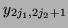 $y_{2j_1, 2j_2+1}$