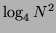 $\log_4 N^2$